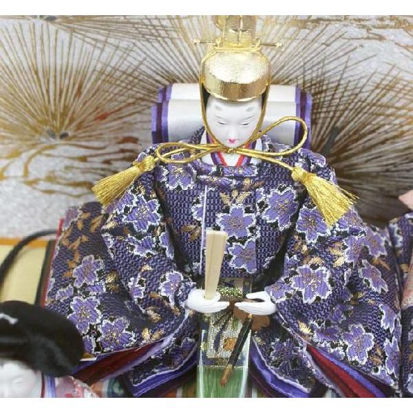 雛人形 ケース飾り ひな人形 お雛様 親王飾り コンパクト 五人飾り
