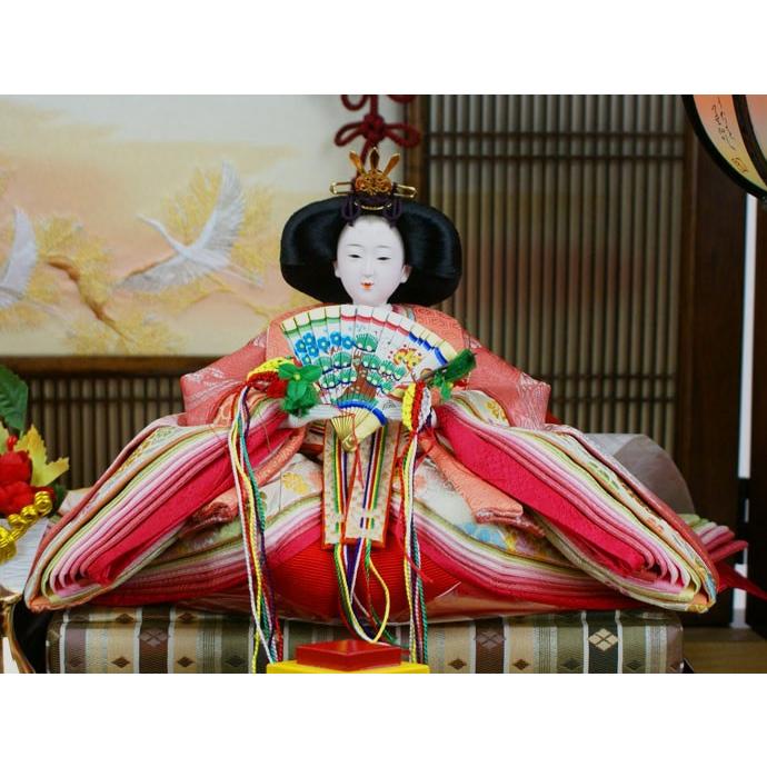 送料込み　2人　雛人形セット　吉徳大光　お雛様　顔が綺麗です！雛祭り 2人雛 雛人形,吉徳大光,コンパクト,収納飾り,305-310,ひな人形