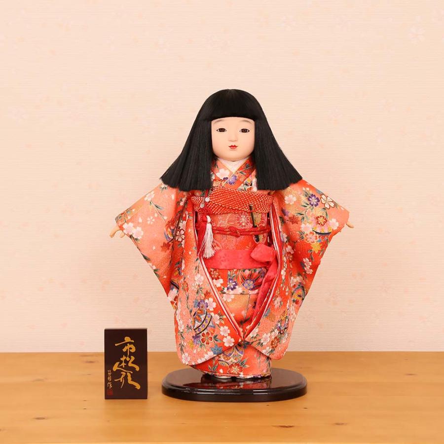 市松人形 齊藤公司作 13号 金彩友禅 13c-42a-j 雛人形 ひな人形 初節句
