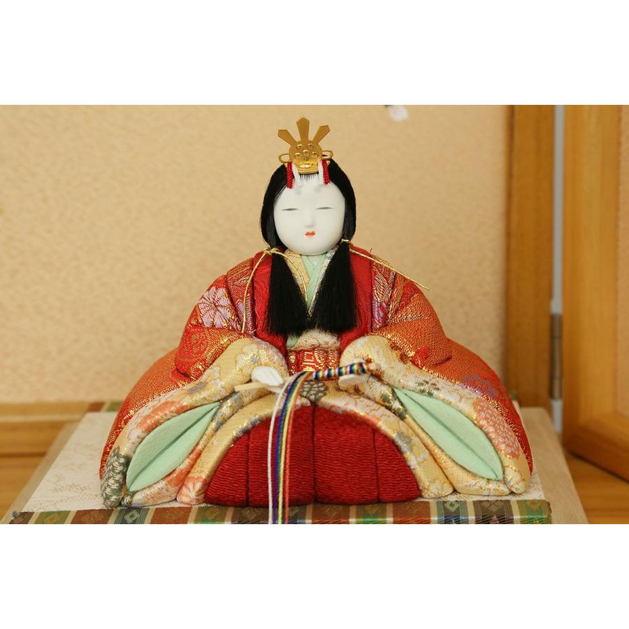 ひな人形 雛人形 2019年 名入れ木札 木目込み 新作 一秀 五段飾り 十五