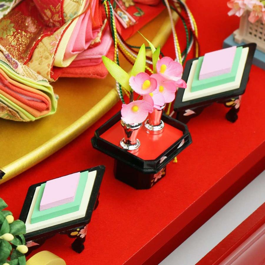 久月 人形の久月 ひな人形 雛人形 2019年 名入れ木札 ケース ガラス