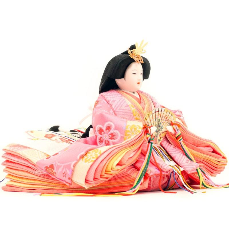 ひな人形 雛人形 2019年 3段収納飾り 名入れ木札 人形工房天祥 三