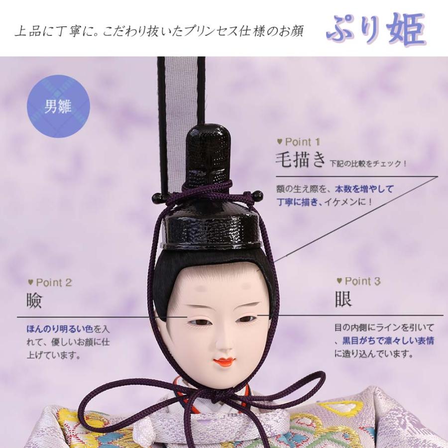 雛人形 ひな人形 コンパクト ケース飾り 親王飾り ぷり姫「芥子 雛人形 ひな人形 コンパクト ケース飾り 親王飾り ぷり姫「芥子