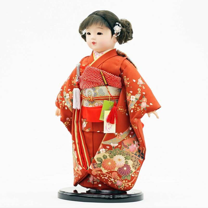 雛人形 市松人形 人形工房天祥 限定オリジナル 公司作 「お出迎え人形