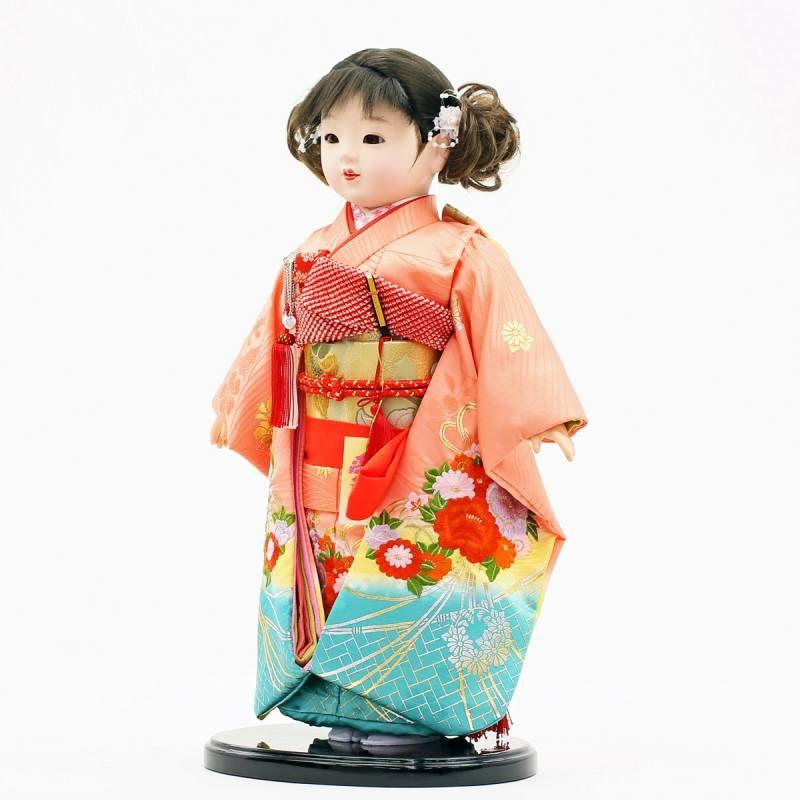 雛人形 市松人形 人形工房天祥 限定オリジナル 公司作 「お出迎え人形