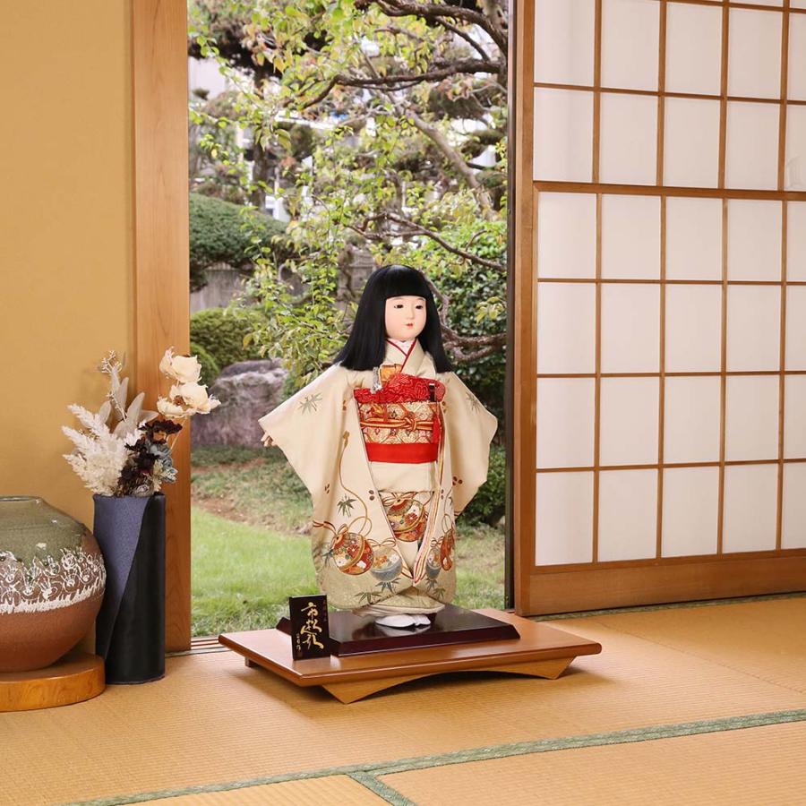 市松人形 公司作 市松人形 齊藤公司作 5号 n23kt5-c1 横幅18cm