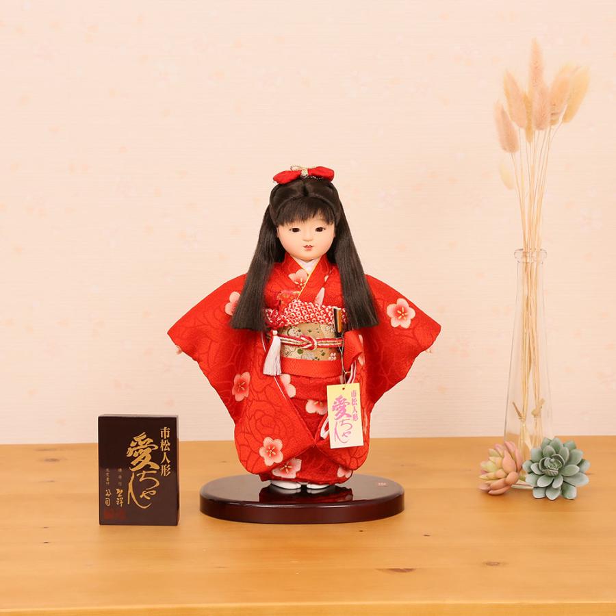 市松人形 齊藤公司作 愛ちゃんD 6号 金彩友禅 6b-40a-aid 雛人形