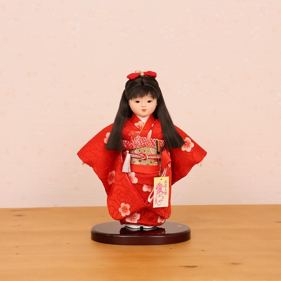 市松人形 齊藤公司作 愛ちゃんD 6号 金彩友禅 6b-40a-aid 雛人形