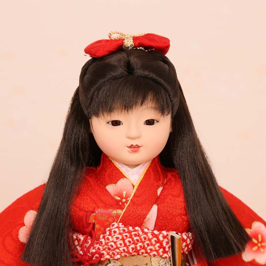 市松人形 齊藤公司作 愛ちゃんD 6号 金彩友禅 6b-40a-aid 雛人形
