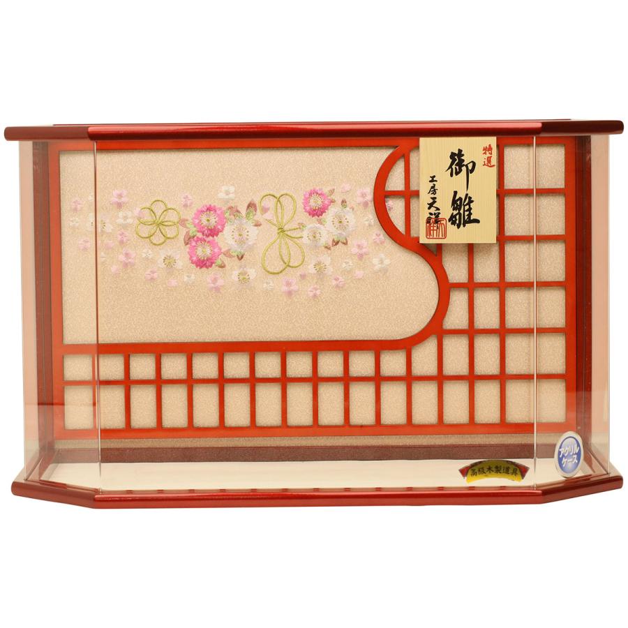 雛人形 コンパクト アクリル ケース飾り ひな人形 ぷり姫シリーズ 芥子