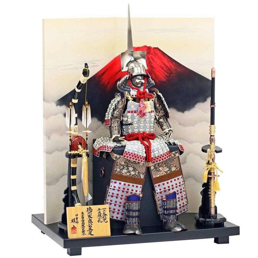 五月人形 鎧 鎧飾り 鈴甲子雄山作 武将鎧 徳川家康公之鎧 人形