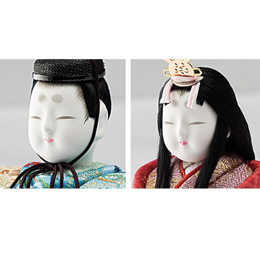 雛人形 木目込み 親王飾り 木目込雛人形 真多呂作 古今立雛シリーズ 立
