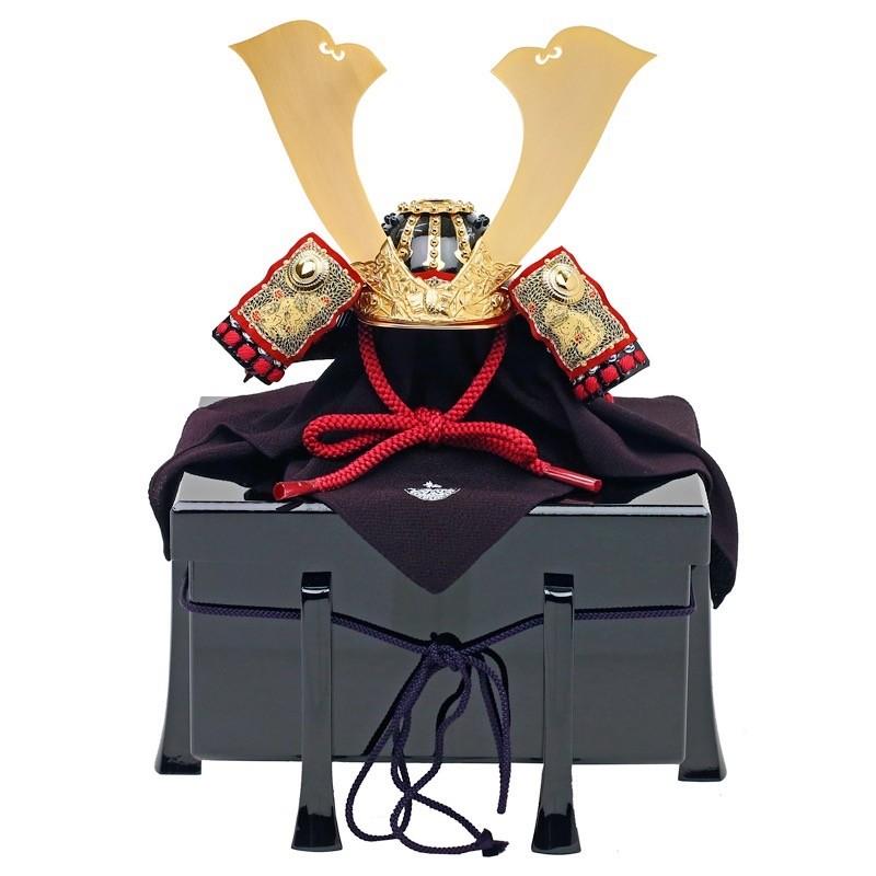 五月人形 加藤鞆美作 兜 兜飾り 有名甲冑師・加藤鞆美作 源義経1/3兜