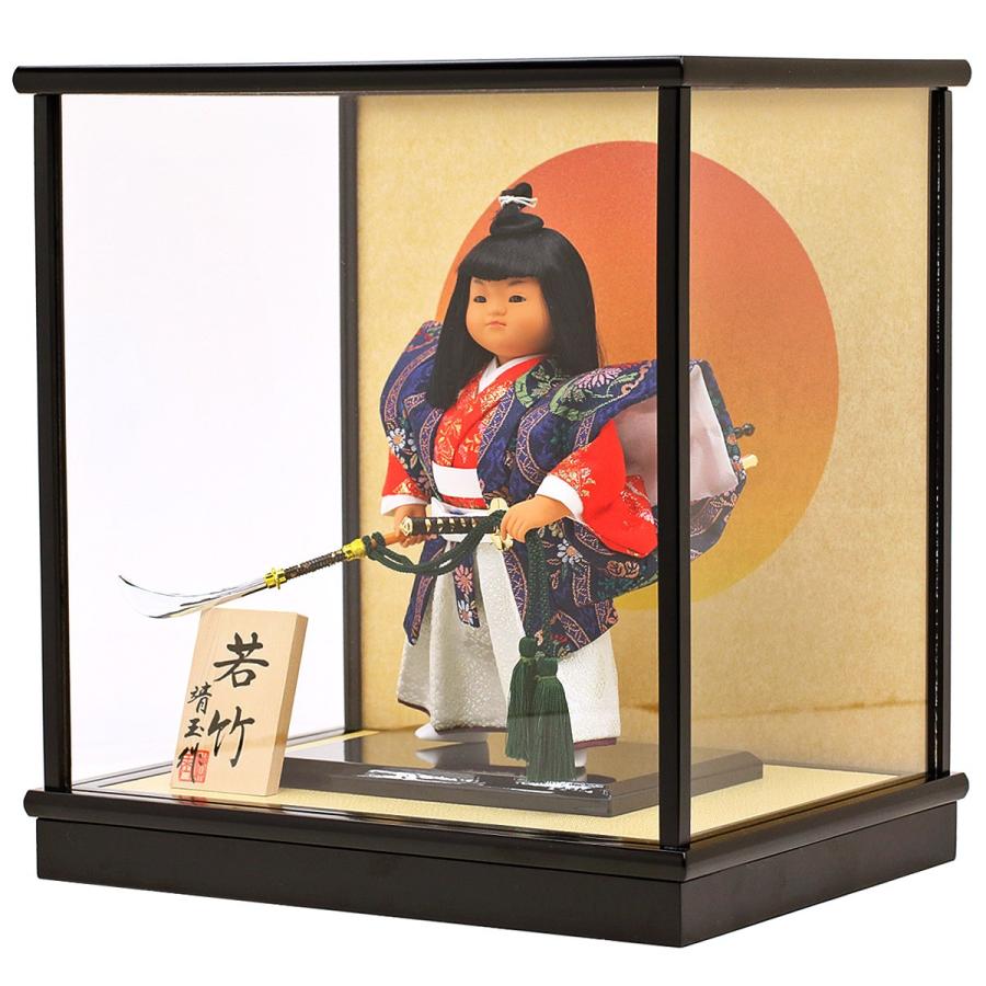 五月人形 ケース飾り ケース入り 浮世人形 武者人形 子供大将 お祝い