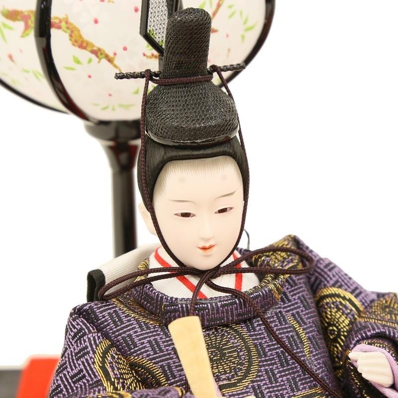 雛人形 ケース飾り 人形工房天祥 親王飾り 衣装着「親王飾り 京舞雛」（ガラスケース）_6