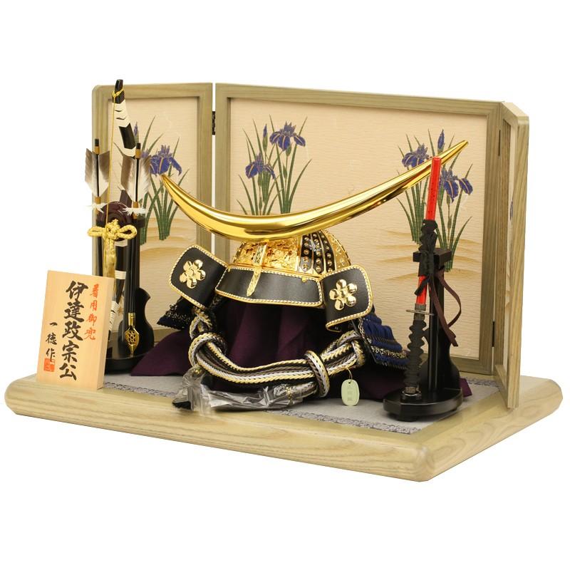 五月人形 兜 着用兜 兜飾り 伊達政宗 着用タイプ 甲冑 人形工房天祥