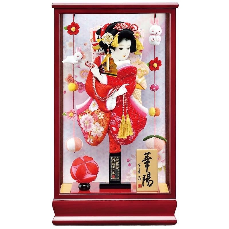 最大60%OFFクーポン羽子板 2019年 宝童作 羽子板飾り 新華陽 面取り