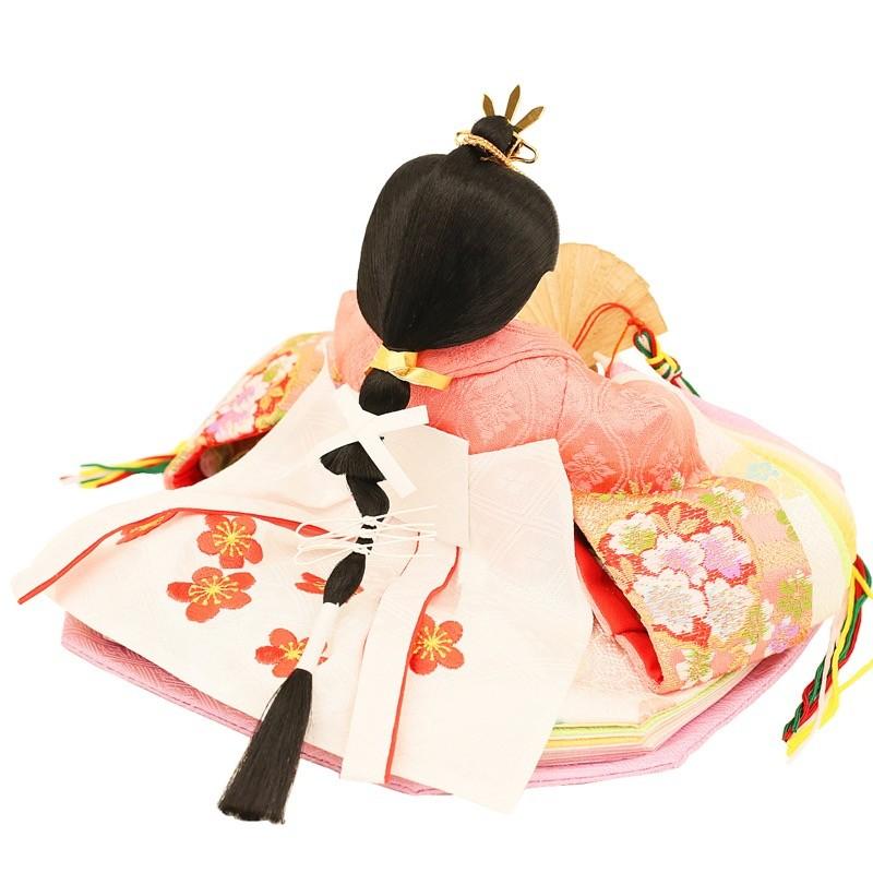雛人形 ひな人形 人形工房天祥 限定オリジナル 収納飾り 親王飾り 衣装着ひな人形 「花びら模り収納（パール葡萄）」｜koubou-tensho｜09
