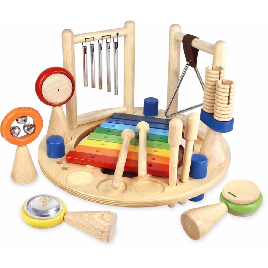 【新品未使用】メロディーゴーラウンド 知育玩具 woodtoy Edute メロディーゴーラウンド 知育玩具 木のおもちゃ 名入れ無料 誕生日 1歳