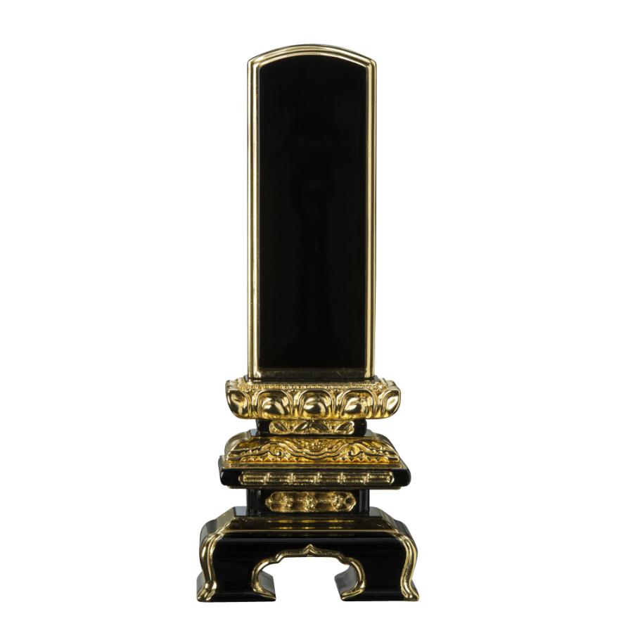 位牌 塗位牌 モダン位牌 文字入れ 文字堀り 戒名 戒名入れ 塗り位牌 お位牌 本位牌 名入れ 夫婦 連名 四十九日 法要 49日 純面金 千倉座 2.5巾6寸 48-6