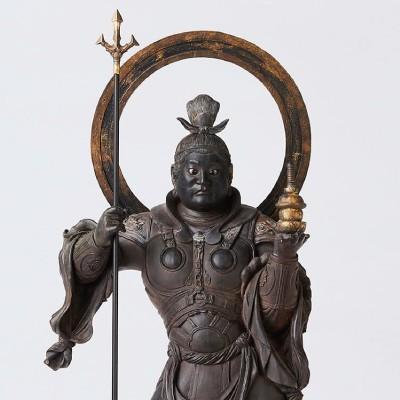 仏像 置き物 置物 インテリア仏像 福徳 神様 神仏 七福神詣 宝船 縁起 置物 インテリア イスム S-Class 毘沙門天ホビー オブジェ 縁起物
