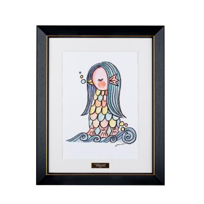 絵 絵画 アマビエ 疫病退散 ご利益 RIE世界中に笑顔を広げる