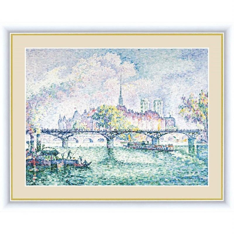 アート額絵 洋画 ポンデザール 20×15cm ポール・ヴィクトール