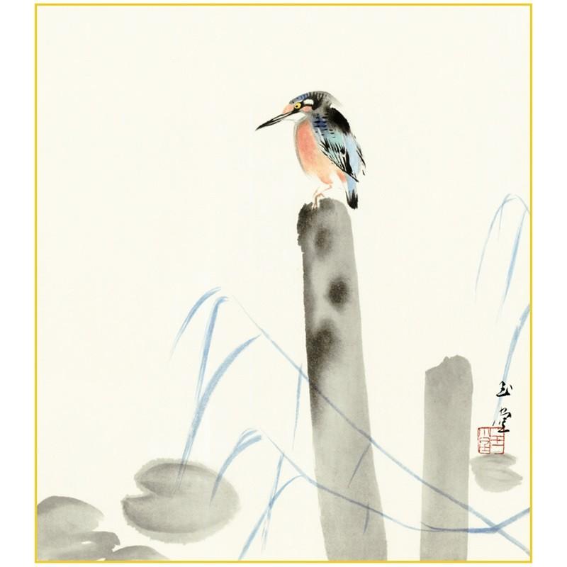 川合玉堂　黎明　複製画 川合玉堂 黎明 複製画 川合玉堂 黎明 日本画