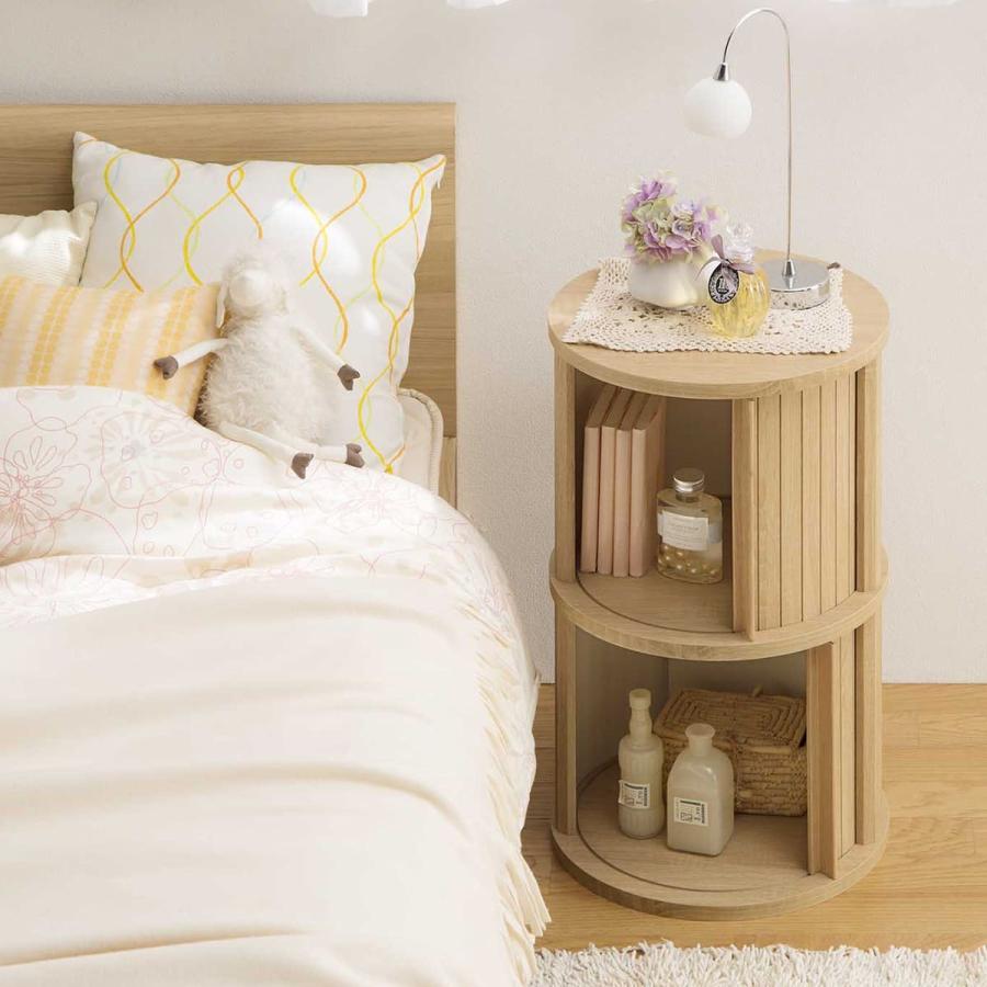 円柱ラック チャモス [CMO-6035J NA] インテリア 本棚・ラック・壁面