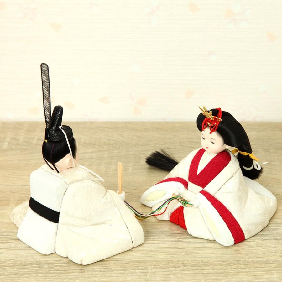 雛人形 コンパクト 木目込み雛人形 親王飾り ココ 収納飾り ティピシリーズ 収納タイプ 木箱 初節句 ひな人形 お祝い 女の子 桃の節句 ひな祭り_17
