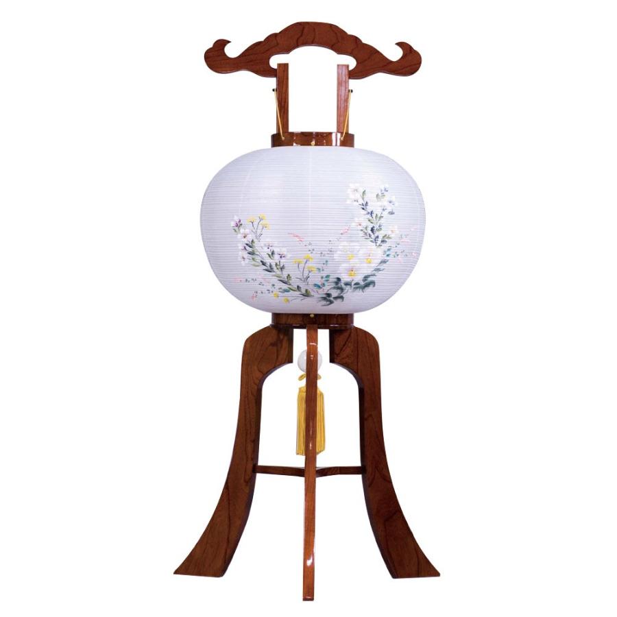 （781）✿特価★茶道具★八掛盆★破魔付★ 盆提灯 銘木けやき 彩葉 いろは 絹二重 12号W 36x92cm 極厚18mm