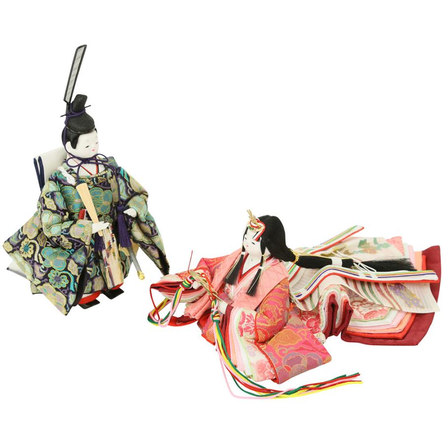 雛人形 ひな人形 コンパクト 平安絵巻雛 かわいい 小さい雛人形 おしゃれ雛 初節句 お祝い 桃の節句 お節句_19