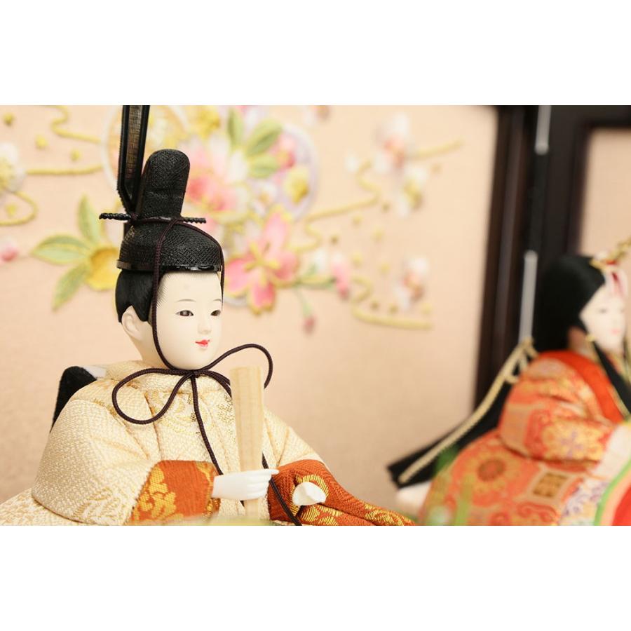 ●久月雛人形　木目込み人形　久月　2月中旬までの出品 Amazon | 久月official 雛人形 ぽてりひな二人 木製飾台 R-3769-Z | 平