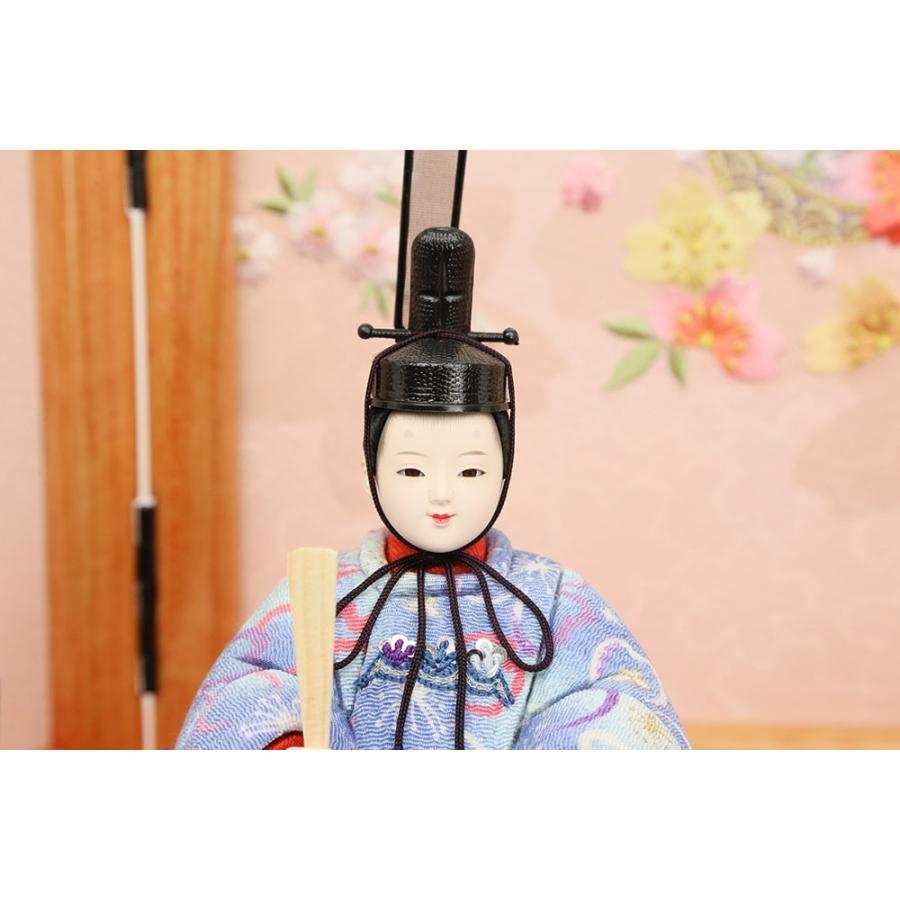 久月 雛人形 ひな人形 木目込み雛人形 ほのか 収納飾り 五人飾り 収納