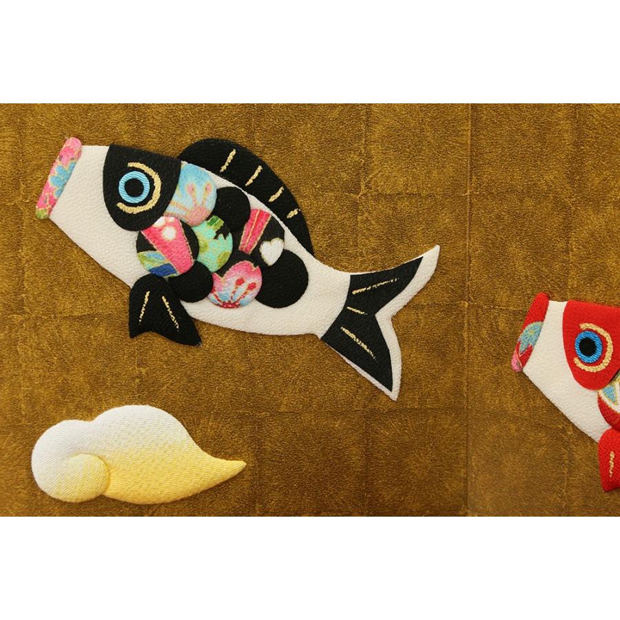 鯉のぼり 室内 おしゃれ こいのぼり ちりめんリュウコドウ 龍虎堂 小箔