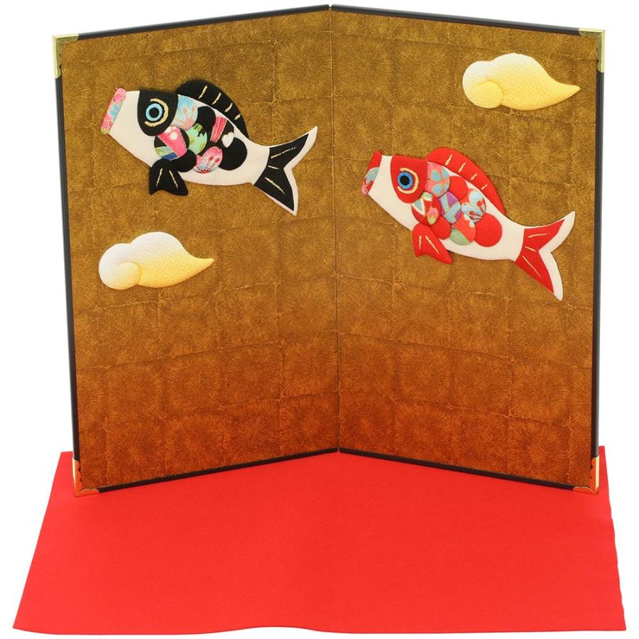 鯉のぼり 室内 おしゃれ こいのぼり ちりめんリュウコドウ 龍虎堂 小箔