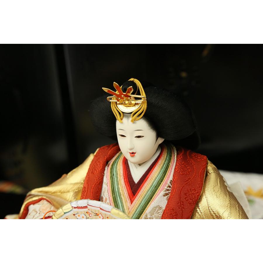雛人形 ひな人形 新古今雛 大三五親王 京都西陣織物・高級 正絹帯
