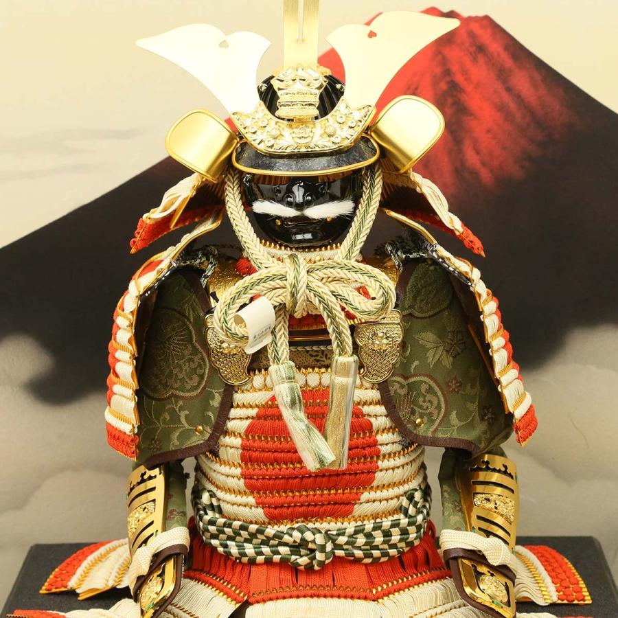 五月人形 鎧 白日の丸威 1/5 大越忠保作 武将甲冑 : 人形広場 雛人形