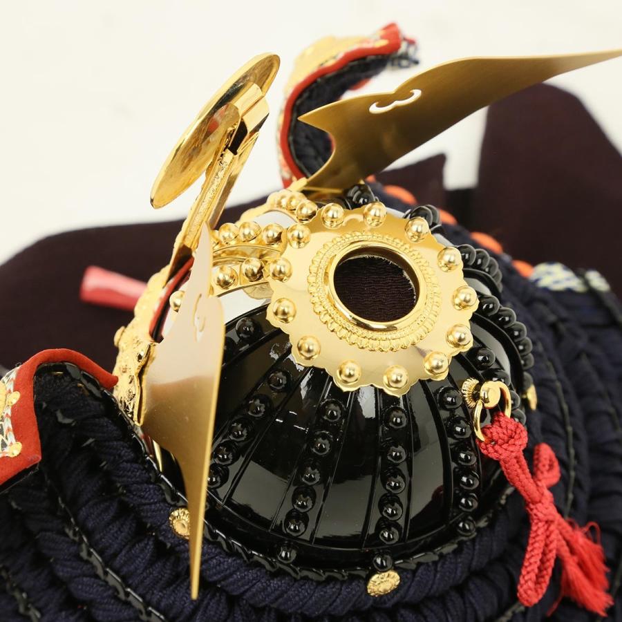 五月人形 兜飾り 加藤鞆美作 獅噛 御兜 五月人形 コンパクト 兜飾り 加藤鞆美作 江戸甲冑 織田信長 兜 溜塗り