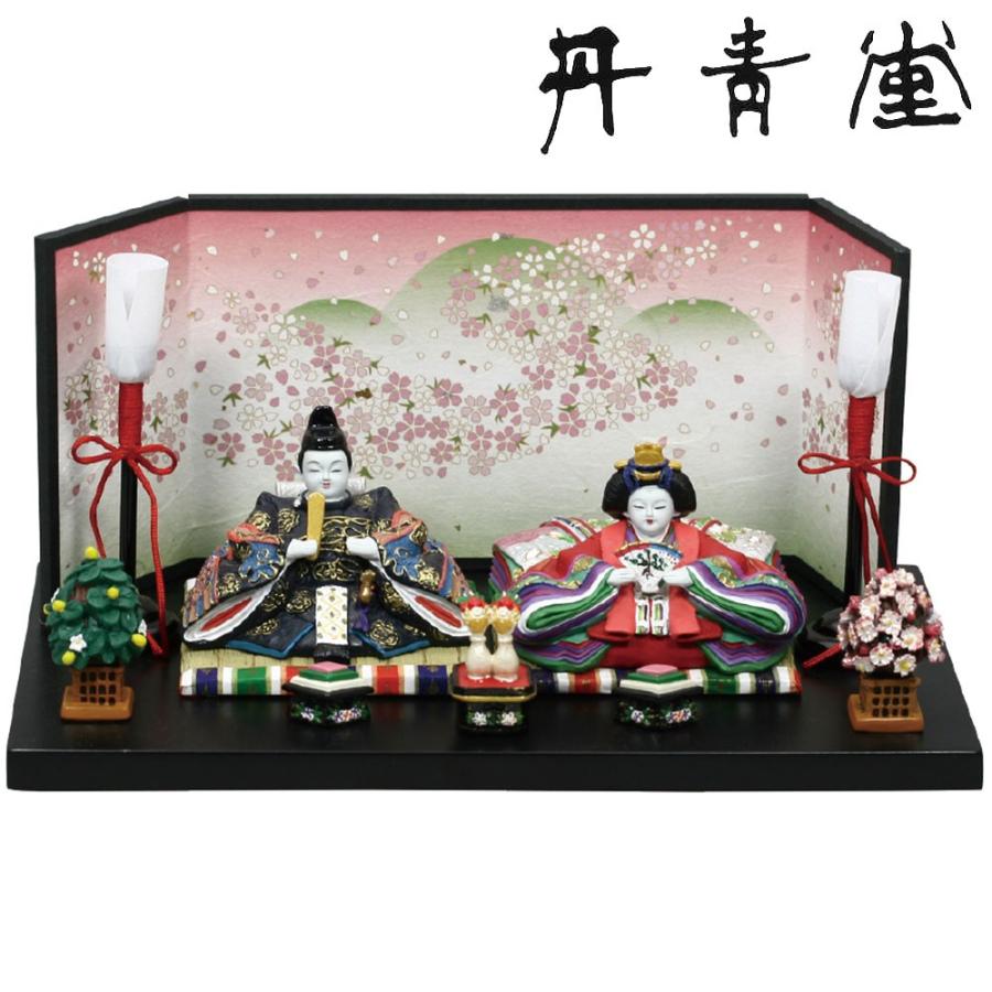 通販 人気 京都人形 ひな祭り 雛人形親王飾り お内裏様とお雛様 三人官女 桃の節句 ひな祭り Hlt No