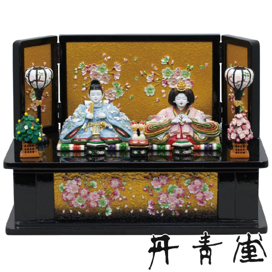 雛人形 ミニ ひな人形 瑞鳳中雛 高床飾り台 黒 オブジェ 置物 美術品 新品 雛祭 ひなまつり お雛様 お内裏様 三人官女 桃の節句 梅 季節春 N002tsd 3286 人形広場 雛人形 五月人形専門店 通販 Yahoo ショッピング