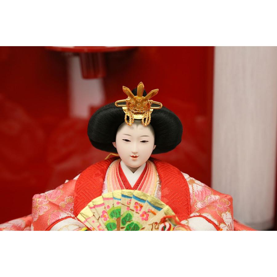 雛人形 ひな人形 親王飾り 宴桜 芥子親王 螺鈿高岡漆器 初節句 お祝い