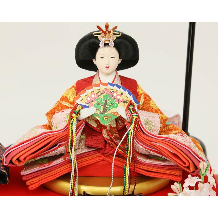 雛人形 ひな人形 ケース飾り コンパクト かわいい 親王飾り ケース入り