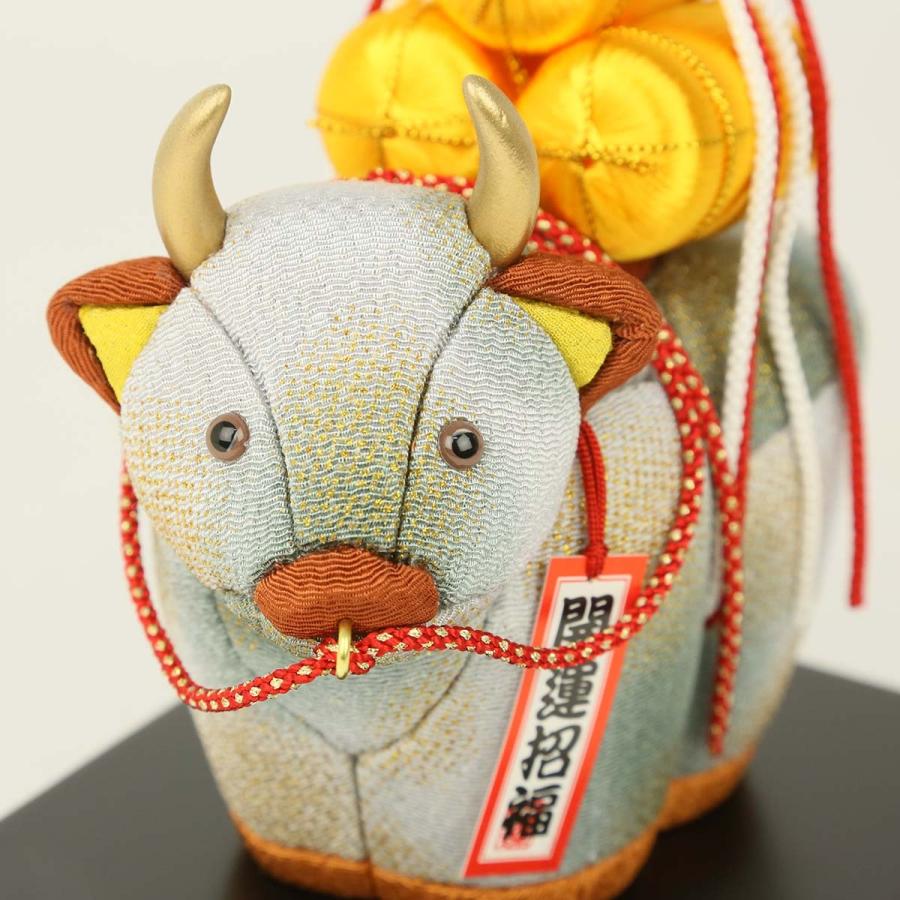 きめこみ人形 干支 牛 2021年干支「丑」木目込み人形 No33【人形の田辺】