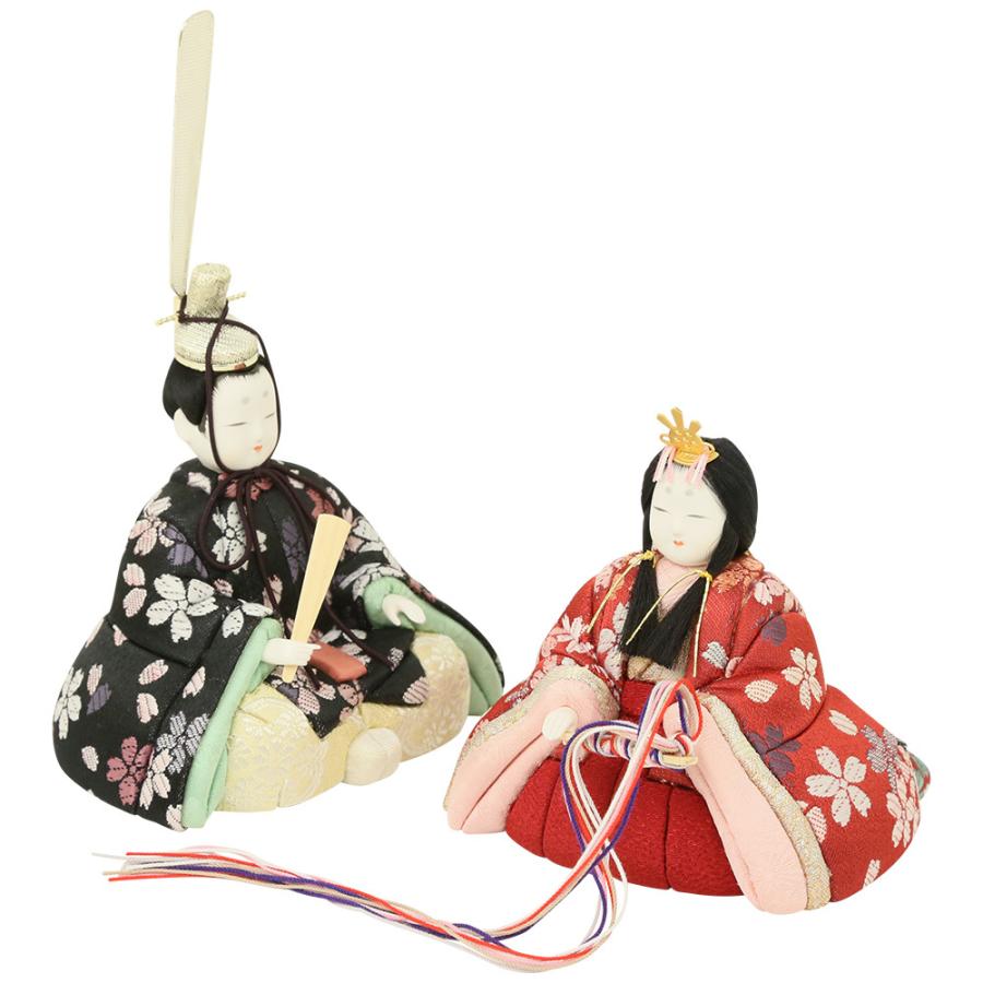 雛人形 ひな人形 木目込み雛人形 一秀作 コンパクト 親王飾り