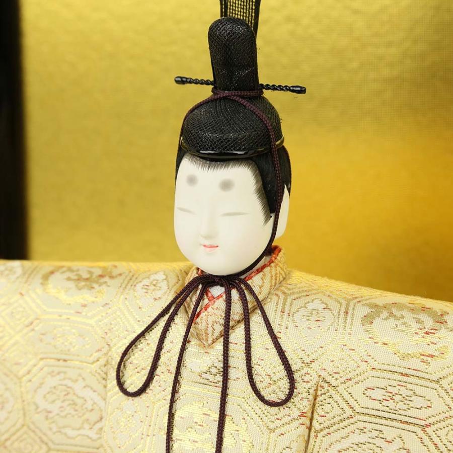 雛人形 ひな人形 木目込み雛人形 真多呂作 立雛 伝統的工芸品認定 真多呂 本金 立雛_17