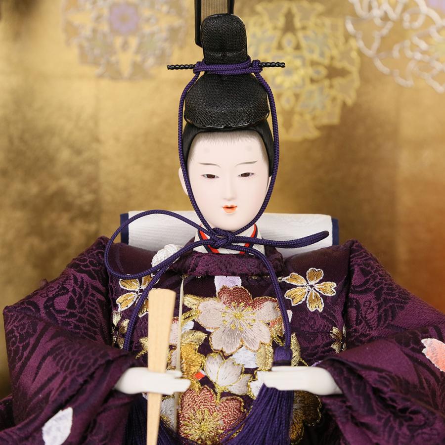 雛人形 ひな人形 コンパクト 親王飾り 小三五親王 宮びやかシリーズ