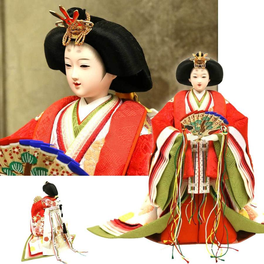 雛人形 ひな人形 立雛 コンパクト 親王飾り 立ち姿雛 宮びやか 三五