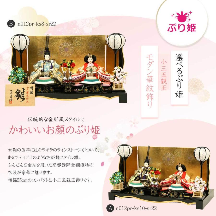 雛人形 ひな人形 工房天祥オリジナル限定雛人形 親王飾りぷり姫 小三五