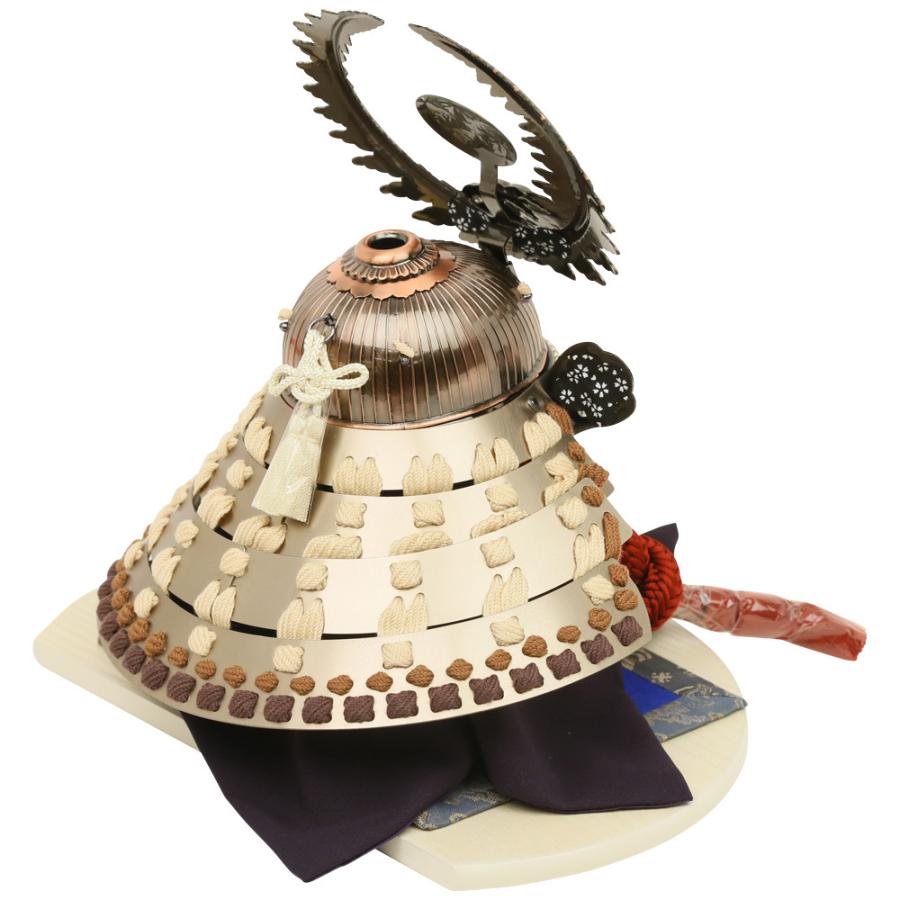 兜　置物　飾り　戦国武将兜13点 兜飾り | 戦国名将 | 上杉謙信 日輪弦月の兜 1/3スケール | 鈴甲子